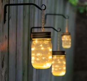 6 Pack Hanging Solar Mason Jar Lid Lights