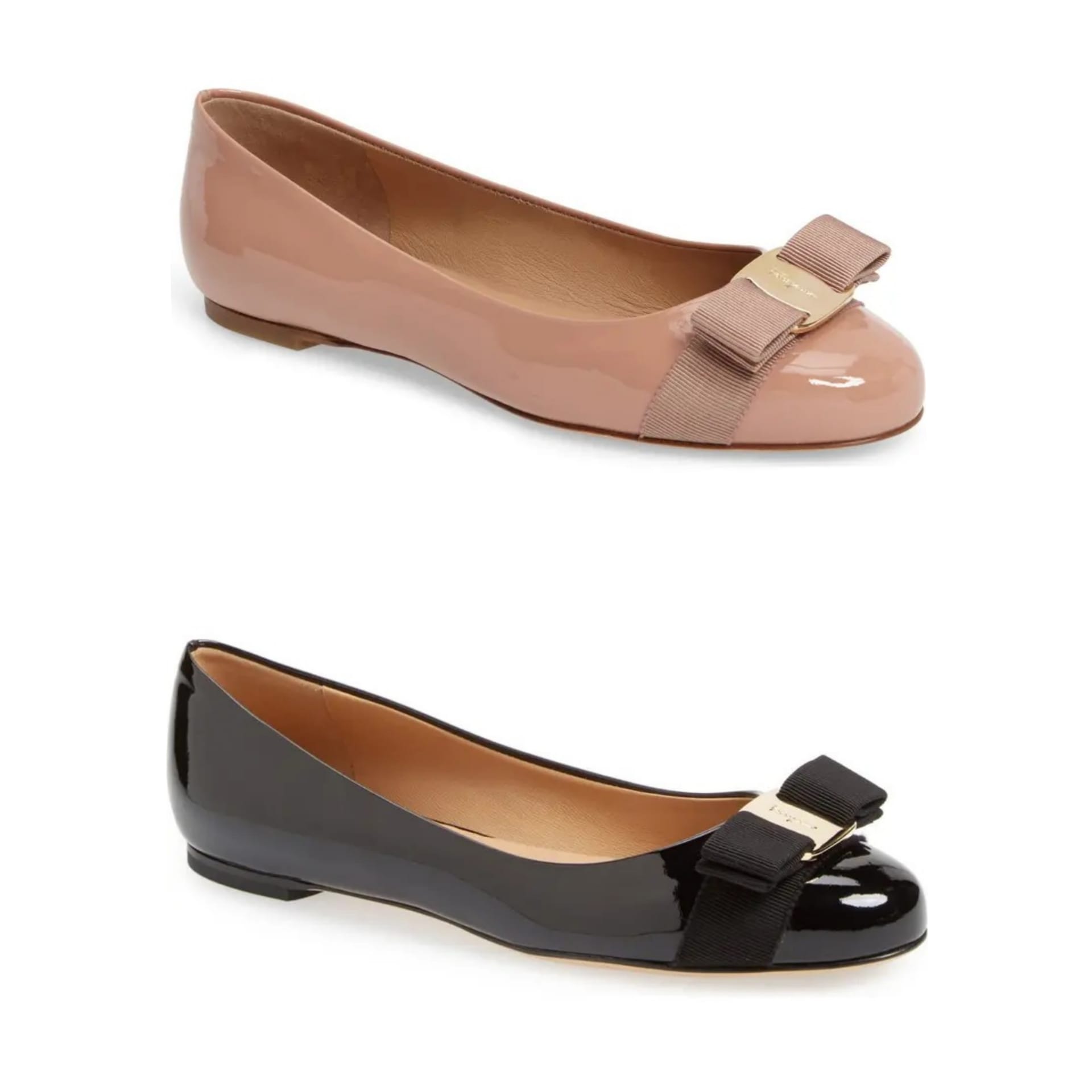 Sale on Salvatore Ferragamo Varina Leather Flat