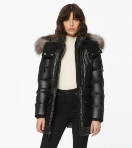 andrew marc morro coated down jacket