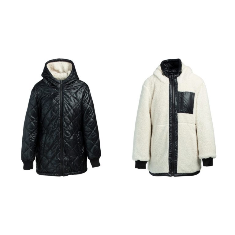 sanctuary reversible sherpa jacket