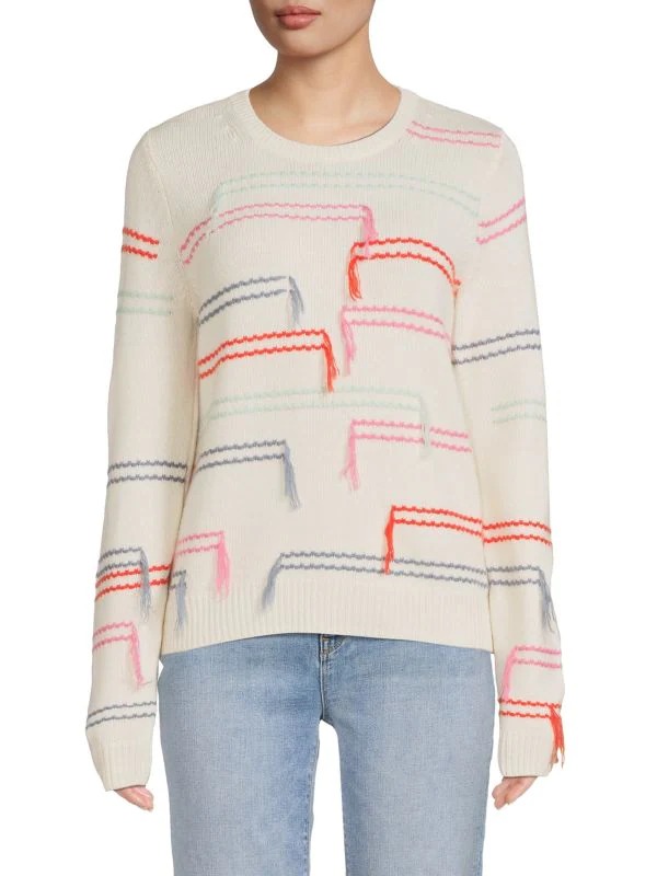 Sale on CHINTI AND PARKER Horizontal Stitch Wool Cashmere Sweater