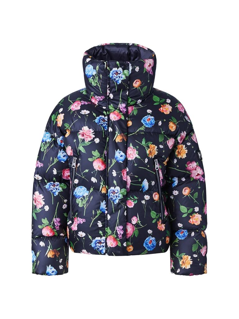 mackage floral vest