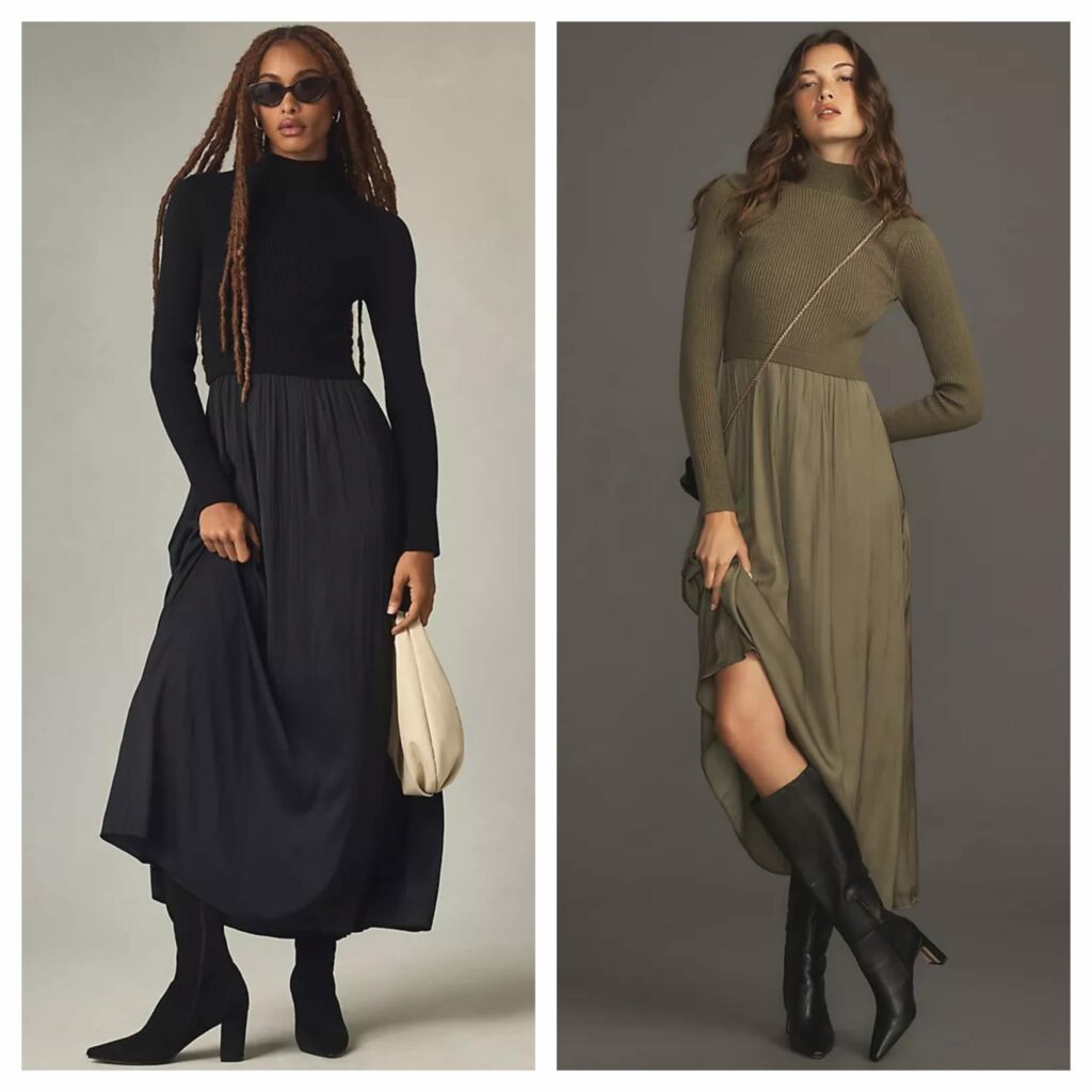 The Thea Twofer Sweater Dress