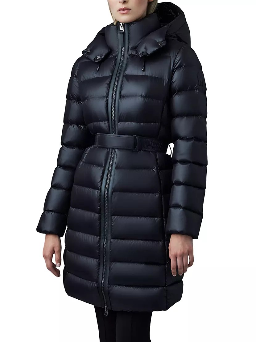 Down Filled Long Puffer Coat, Clothing Sale