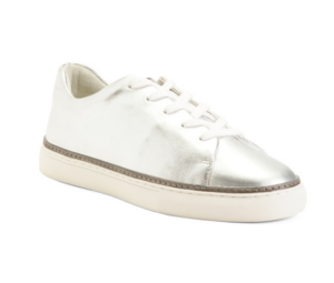 Leather Callie Lace Up Sneakers