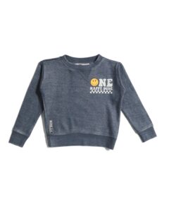 Toddler Boys Burnout Fleece Crew Neck Sweatshirt