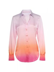 Gabriella Silk-blend Ombré Shirt