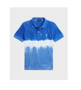 Boy's Tie Dye-print Polo Shirt
