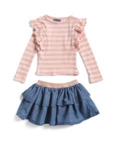 Toddler Girls 2pc Skirt Set Size 2-4