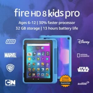 Amazon Fire Hd 8 Kids Pro Tablet- 2022, Ages 6-12 | 8