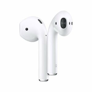 Apple Airpods (2nd Generation) Wireless Ear Buds, Bluetooth Headphones with Lightning Charging Case Included, over 24 Hours of Battery Life, Effortless Setup for Iphone