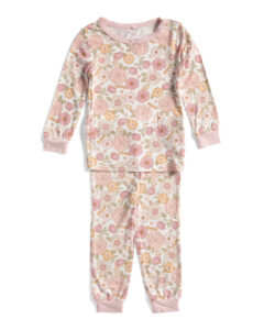 Infant Girls 2pc Floral Sleepwear Set 12-24m