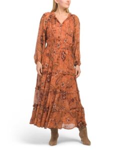 Elowen Paisley Maxi Dress