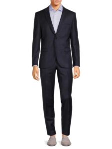 Extra Slim Fit Virgin Wool Blend Suit