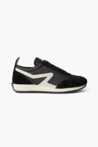 Retro Runner Suede, Leather and Shell Sneakers