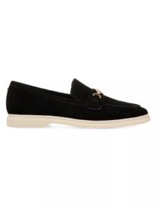 Kyana Equestrian-inspired Suede Loafers