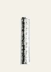 Hammertone Mezuzah, Silver