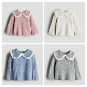 Sweater with Peter Pan Collar