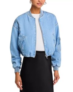 Denim Bomber Jacket