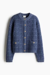 Textured-knit Cardigan