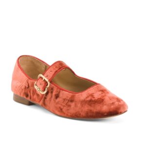 Michaela Silk Velvet Maryjane Flats (little Kids, Big Kid)