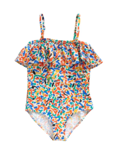 Kids' Confetti All over One-piece Swimsuit