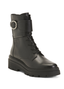 Leather Felleny Combat Boots