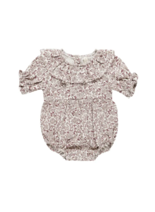 Ditsy Floral Organic Cotton Romper