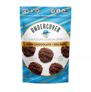 Undercover Dark Chocolate + Sea Salt Chocolate Quinoa Crisps - 3oz