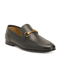 Leather Horsebit Loafers