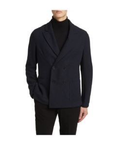 Peak Lapel Double Breasted Blazer