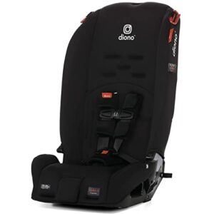 Diono Radian 3r, 3-in-1 Convertible Car Seat, Rear Facing & Forward Facing, 10 Years 1 Car Seat, Slim Fit 3 Across, Jet Black