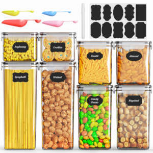 Gped Airtight Food Storage Containers with Lids - 8 Pcs