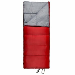 Ozark Trail 50-degree Warm Weather Rectangular Sleeping Bag, Red