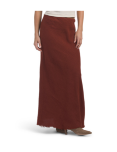 Linen Maxi Skirt