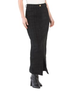 Front Slit Maxi Skirt