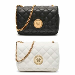 Versace Quilted Leather Crossbody Bag