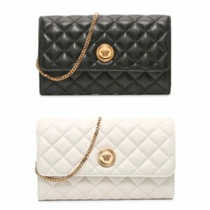 Versace Quilted Leather Clutch