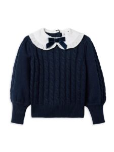 Baby Girl's, Little Girl's & Girl's the Cable-knit Bow Sweater