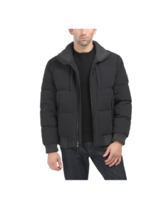 Sideling Quilted Bomber Jacket