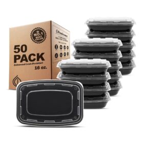 50-piece Plastic Food Storage Containers