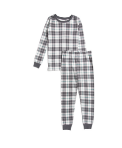 Little Kids 2pc Plaid Pajama Set