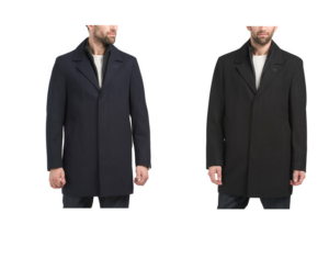 Wool Blend Melton Classic Topper Coat