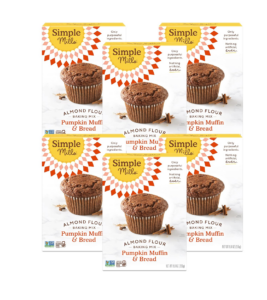 Almond Flour Baking Mix, Pumpkin Muffin & Bread Mix,(pack of 6)