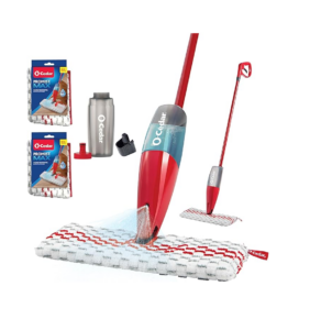 Promist Max Spray Mop, with 2 Extra Refills, Red