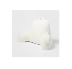 Faux Shearling Bed Rest Pillow