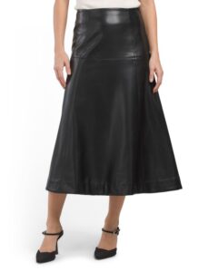 High Waisted Midi Skirt