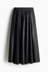 Coated A-line Skirt