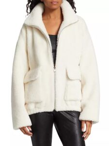 Kim Zip-up Sherpa Jacket