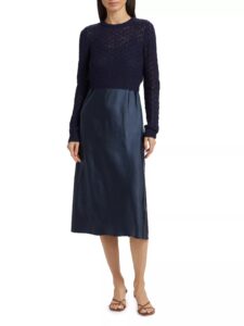 Val Cardigan & Slip Midi-dress Set